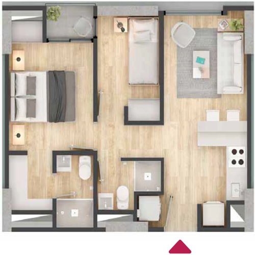 Elemental - Apto tipo B 360 virtual tour cover