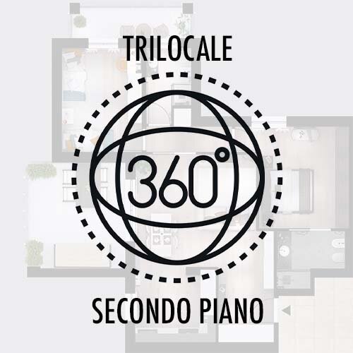 TRILOCALE SECONDO PIANO PALAZZINA CARAFFINI 360 virtual tour cover